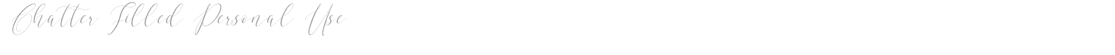 Chatter Filled font preview